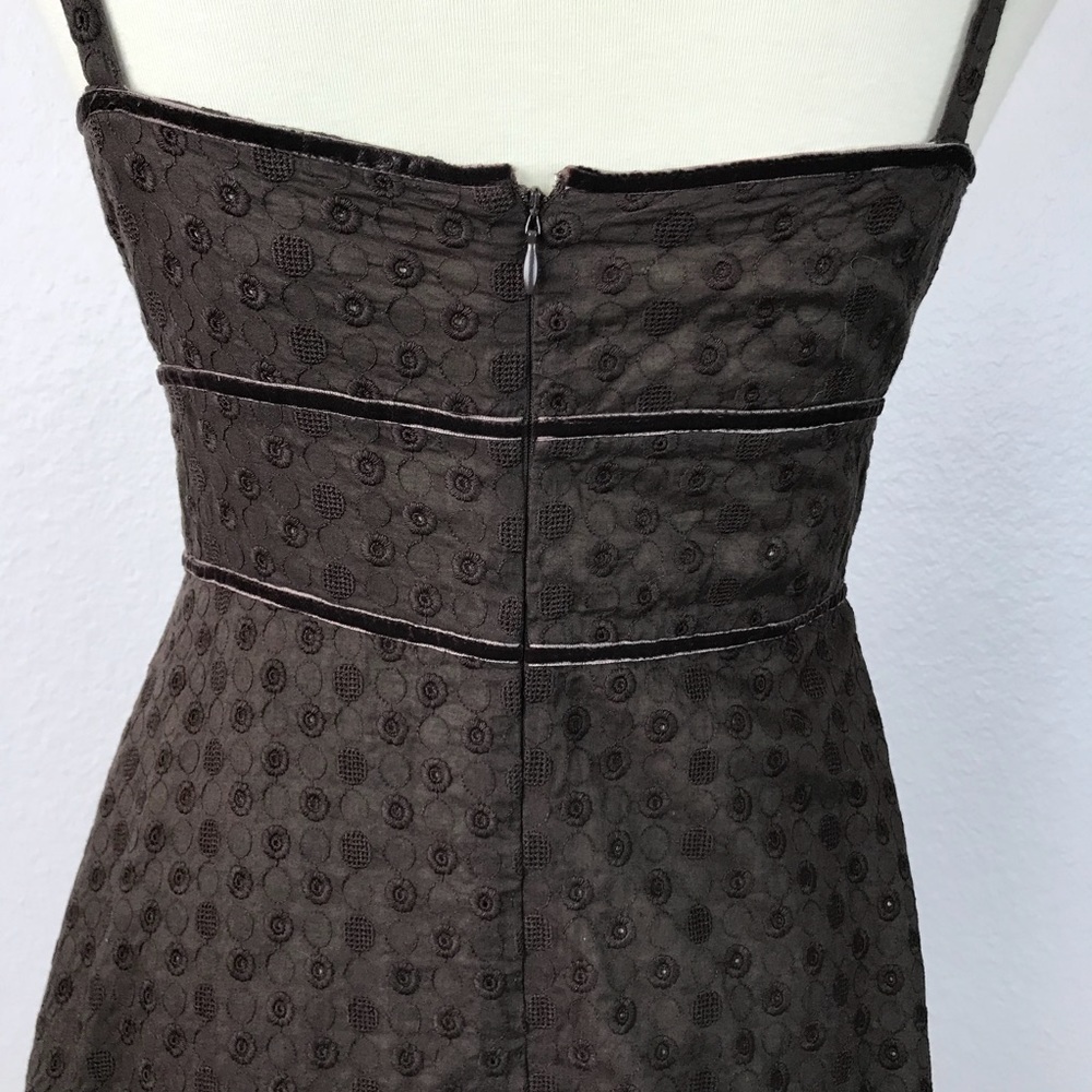 Michael by Michael Kors Velvet Trim Dress D190 - Picture 5 of 7